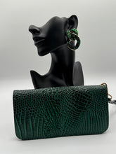 Emerald Infinity Earrings